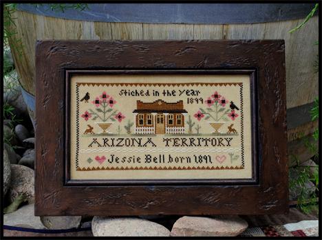 Little House Needleworks - Jessie Bell - Arizona Territory -Cross Stitch Pattern