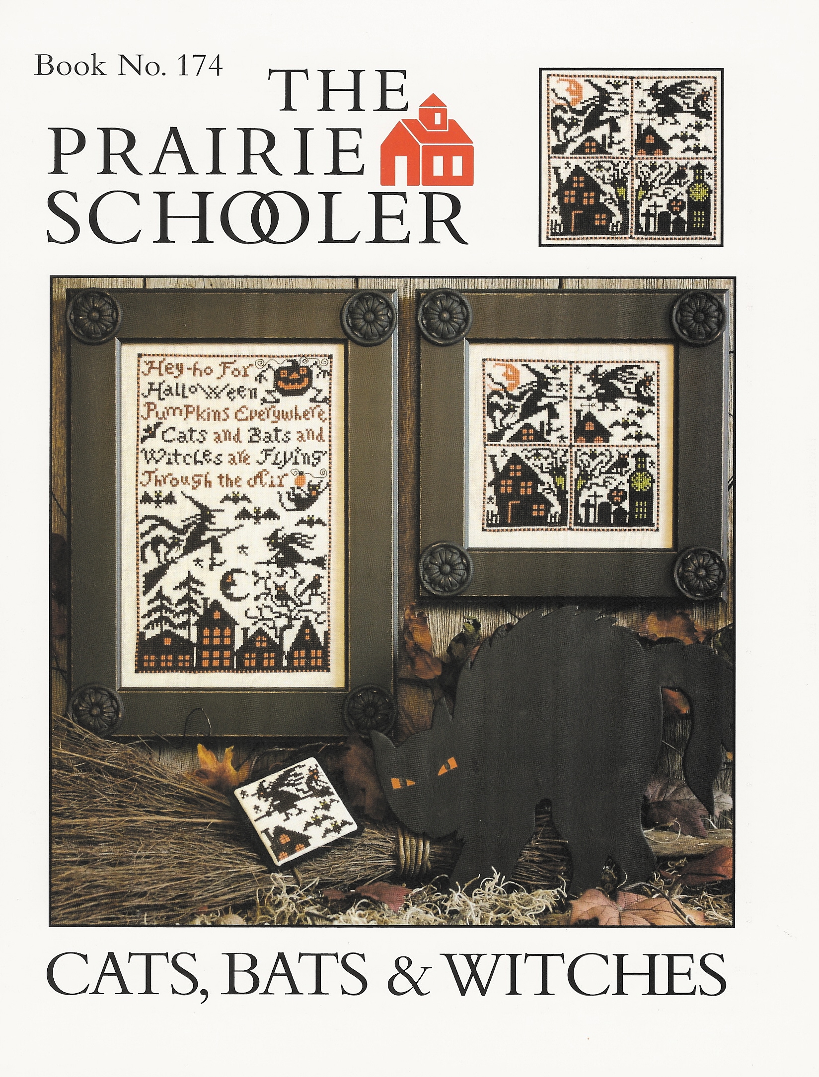 Prairie Schooler - Cats, Bats & Witches Cross Stitch Pattern