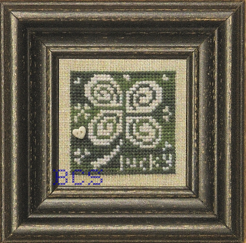 Bent Creek - Green + White - Cross Stitch Chart