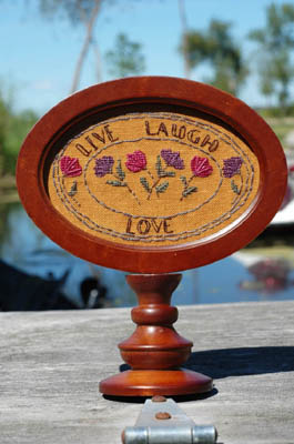 Myrtle Grace Motifs - Live - Laugh - Love - Cross Stitch Chart