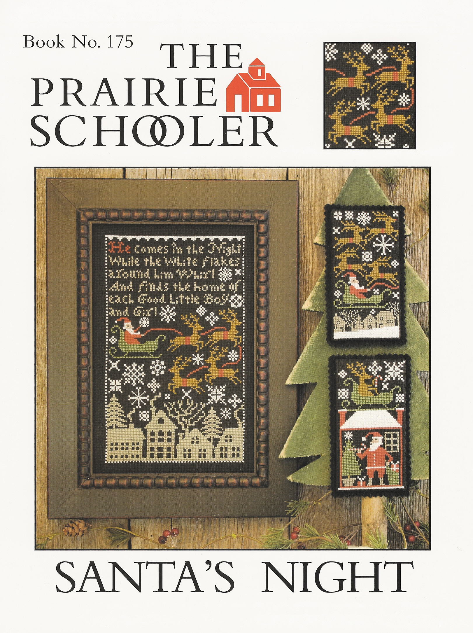 Prairie Schooler - Santa's Night  Cross Stitch Pattern