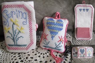 From The Heart - Spring Needlebook & Fob