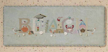 Cross Eyed Cricket - Beach - Cross Stitch Pattern