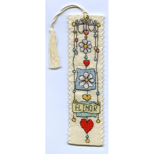Michael Powell Cross Stitch - String of Daisies Bookmark Kit
