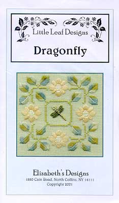 Elizabeth's Designs - Dragonfly II with Charm - Cross Stitch Kit