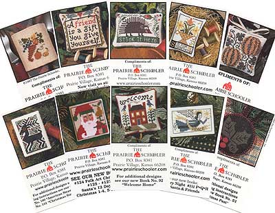 Prairie Schooler - Mini Cards Assortment A