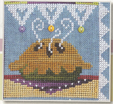 SamSarah Design Studio - Daily Life - Pearl 7 of 12 - Bake Fat Pies! - Cross Stitch Pattern