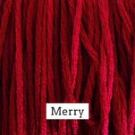  #131 Classic Colorworks Belle Soie Silk Floss - Merry-Classic Colorworks Belle Soie Silk Floss - Merry, red, Christmas, threads, floss, cross stitch, spun silk, embroidery, 
