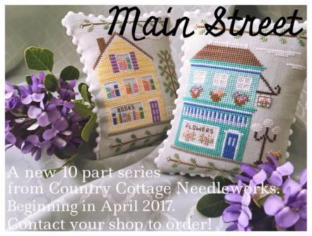Country Cottage Needleworks - Main Street - Part 1 Flower Shop-Country Cottage Needleworks - Main Street,Flower Shop  houses, family, homes,  