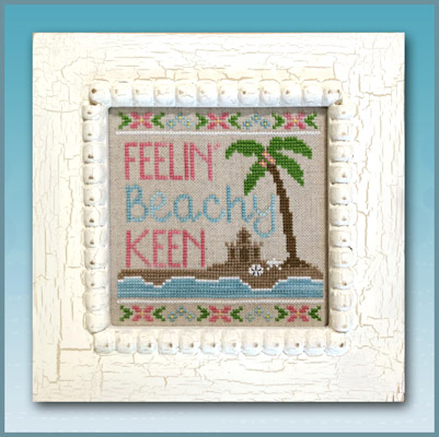Country Cottage Needleworks - Beachy Keen-Country Cottage Needleworks - Beachy Keen, ocean, summer, waves, cross stitch  
