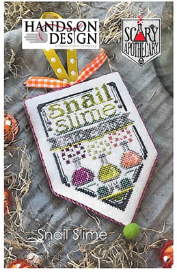 Hands On Design - Scary Apothecary - Snail Slime-Hands On Design - Scary Apothecary - Snail Slime, snails, cross stitch, Halloween, 