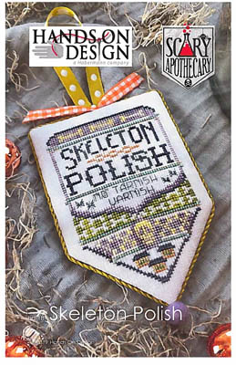Hands On Design - Scary Apothecary - Skeleton Polish-Hands On Design - Scary Apothecary - Skeleton Polish, Halloween, coffins, cross stitch