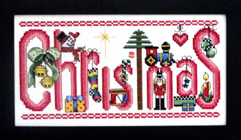 Bobbie G. Designs - Christmas Fun-Bobbie G. Designs - Christmas Fun, stockings, Christmas tree, snowman, gifts, cross stitch