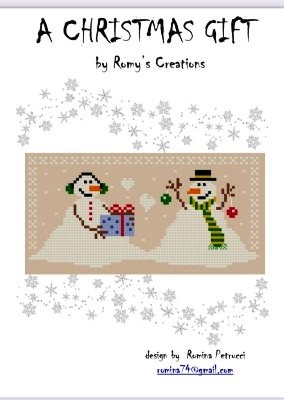 Romy's Creations - A Christmas Gift-Romys Creations - A Christmas Gift, snowman, gifts, ornaments, Christmas, cross stitch