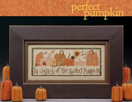 Heart in Hand Needleart - Perfect Pumpkin-Heart in Hand Needleart - Perfect Pumpkin, fall, autumn, harvest, pumpkin farm, Halloween, carving pumpkins, cross stitch