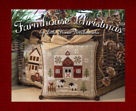 Download Little House Needleworks Farmhouse Christmas Part 1 Little Red Barn Beach Cottage Stitchers Cross Stitch Needlework Supplies SVG Cut Files