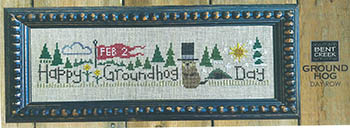 Bent Creek - Row - Groundhog Day-Bent Creek - Row - Groundhog Day, winter, Feb 2, shoadow, sunshine, cross stitch