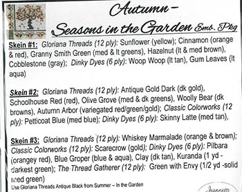 Jeannette Douglas Designs - Seasons In The Garden - Autumn Embellishment Pack-Jeannette Douglas Designs - Seasons In The Garden - Autumn Embellishment Pack