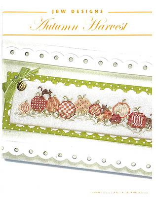 JBW Designs - Autumn Harvest-JBW Designs - Autumn Harvest, pumpkins, fall, black cat, Halloween, cross stitch
