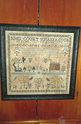 Chessie & Me - Ann Court 1835 Sampler-Chessie  Me - Ann Court 1835 Sampler, family, historial, alphabet, God, cross stitch
