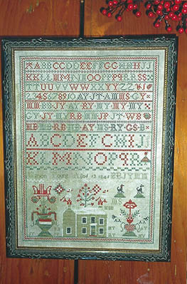 Chessie & Me - Marion Young 1841 Sampler-Chessie  Me - Marion Young 1841 Sampler, home, historical, alphabet, sampler, cross stitch