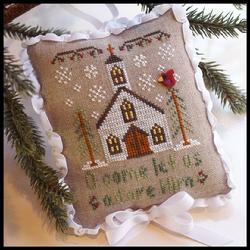 Country Cottage Needleworks - Classic Collection - 06 - Let Us Adore Him-Country Cottage Needleworks, Classic Collection, Let Us Adore Him, Christmas ornament, Christmas songs, Cross Stitch Pattern