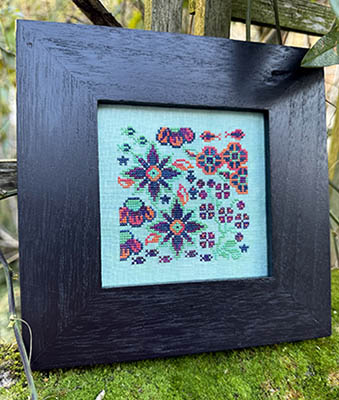 Jan Hicks Creates - XStitch the Rainbow - Beneath the Waves - Underwater Garden-Jan Hicks Creates - XStitch the Rainbow - Beneath the Waves - Underwater Garden, Cottage Garden Threads, SAL, stitch a long, underwater plants, cross stitch