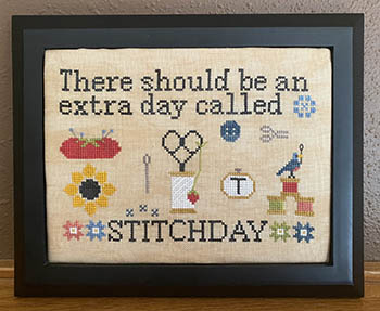 Needle Bling Designs - Stitch Day-Needle Bling Designs - Stitch Day, hobby, cross stitch, passion, sewing, floss, linen 