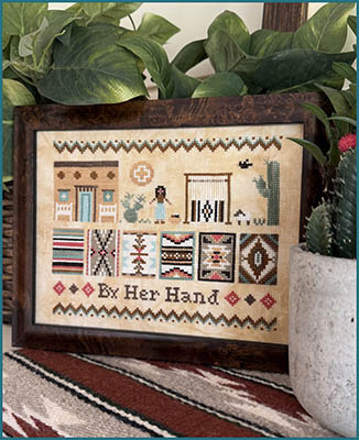 Little House Needleworks - Tumbleweeds - By Her Hand-Little House Needleworks - Tumbleweeds - By Her Hand, weaving, crafts, hobby, blankets, cross stitch