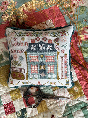 Pansy Patch Quilts and Stitchery - Houses on Stitchery Lane Part 9 - Bobbin House-Pansy Patch Quilts and Stitchery - Houses on Stitchery Lane Part 9 - Bobbin House