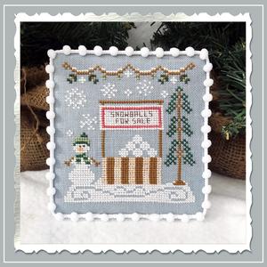 Country Cottage Needleworks - Snow Village 08 - Snowball Stand-Country Cottage Needleworks - Snow Village 8 - Snowball Stand