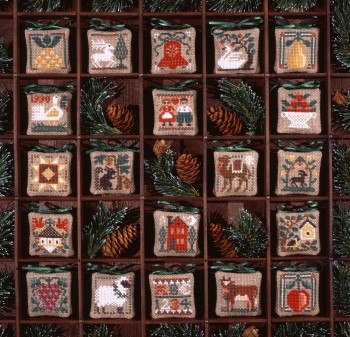 Prairie Schooler - Christmas Miniatures-Prairie Schooler - Christmas Miniatures, ornaments, decorations, pin cushions, cross stitch 