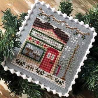 Country Cottage Needleworks - Snow Village 02 - Skate and Sled Shop