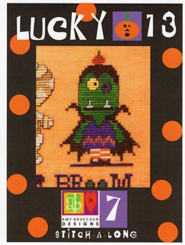 Amy Bruecken Designs - Lucky 13 Part 7-Amy Bruecken Designs - Lucky 13 Part 7, Halloween, ornaments, cross stitch 