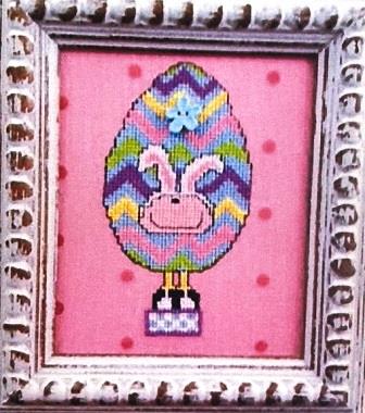 Amy Bruecken Designs - Little Guys - Little Bunny Egg-Amy Bruecken Designs - Little Guys - Little Bunny Egg, Easter, eggs, spring, cross stitch, Easter, 