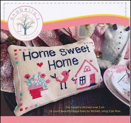 Anabella's - Home Sweet Home-Anabellas - Home Sweet Home, house, family, bird, love, cross stitch, Nashville 