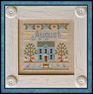 Country Cottage Needleworks - Cottage of the Month 08 - August Cottage - Cross Stitch Pattern