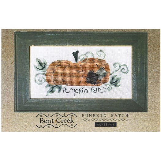 Bent Creek - Pumpkin Patch-Bent Creek - Pumpkin Patch - pumpkins, fall, vegetables, ivy, cross stitch