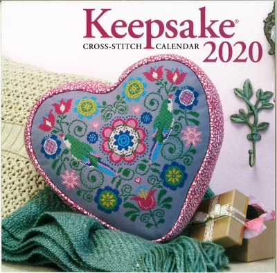 Cross Stitch Needlework Keepsake Calendar 2020 Beach Cottage