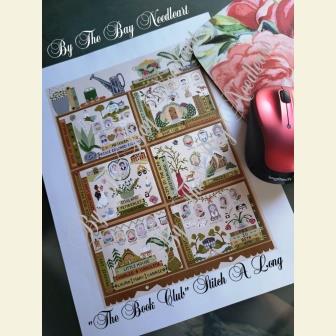 By The Bay Needleart - The Book Club - Stitch A Long - DMC Thread Pack-By The Bay Needleart - The Book Club - Stitch A Long - DMC Thread Pack, novels, books, reading, threads, floss, cross stitch