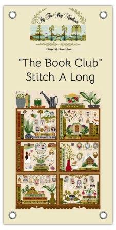 By The Bay Needleart - The Book Club - Stitch A Long Part 1-By The Bay Needleart - The Book Club - Stitch A Long Part 1, Anne of Green Gables, The Secret Garden, Pride and Prejudice, Heidi, Little House on the Prairie, Little Women, cross stitch, reading, clubs, DMC, bookshelf, reading groups, 