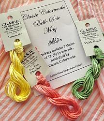Classic Colorworks Belle Soie Silk - #05 May Monthly Pack-Classic Colorworks Belle Soie Silk - 05 May Monthly Pack - threads - floss - cross stitch - embroidery 