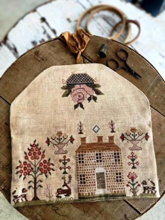 Stacy Nash Primitives - Sarah’s Sewing Bag-Stacy Nash Primitives - Sarahs Sewing Bag, house, farm, notions, needles, supplies, cross stitch, Nashville Market, 