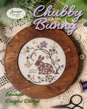 Jeannette Douglas Designs - Chubby Bunny-Jeannette Douglas Designs - Chubby Bunny, Easter, rabbit, butterfly, spring, Nashville Needlework market, cross stitch 