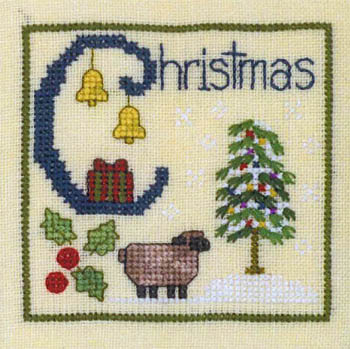 Elizabeth's Designs - C is for Christmas-Elizabeths Designs - C is for Christmas, Alphabet, Christmas, cross stitch 