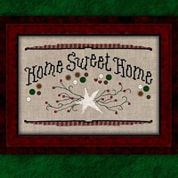 Carousel Charts - Home Sweet Home - Cross Stitch Pattern