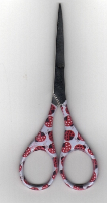 Dinky Dyes - Ladybug Scissors-Dinky Dyes - Ladybug Scissors,sharps, cross stitch, accessories 