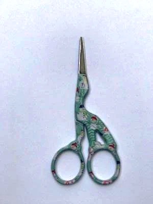 Dinky Dyes - Snowman Stork Scissors-Dinky Dyes - Snowman Stork Scissors, sharp, scissors, winter, snowman, cross stitch, notions, accessories, 