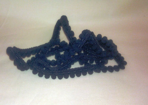 Dames Of The Needle - Mini Pom Pom - Black-Dames Of The Needle - Mini Pom Pom - Black, finishing, trims, cross stitch