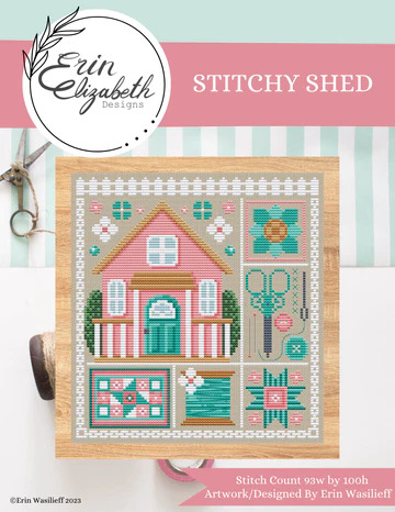 Erin Elizabeth - Stitchy Shed-Erin Elizabeth - Stitchy Shed, she shed, stitching supplies, craft house, cross stitch, 